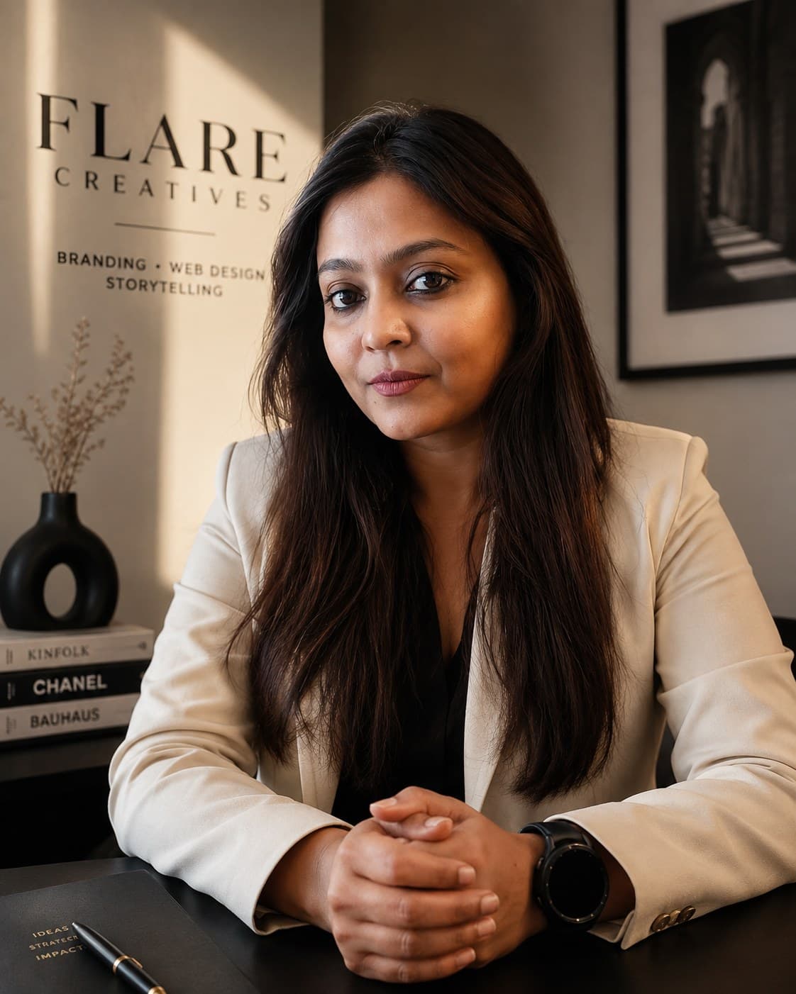 Khushboo Sinha, Founder & Creative Director of Flare Creatives